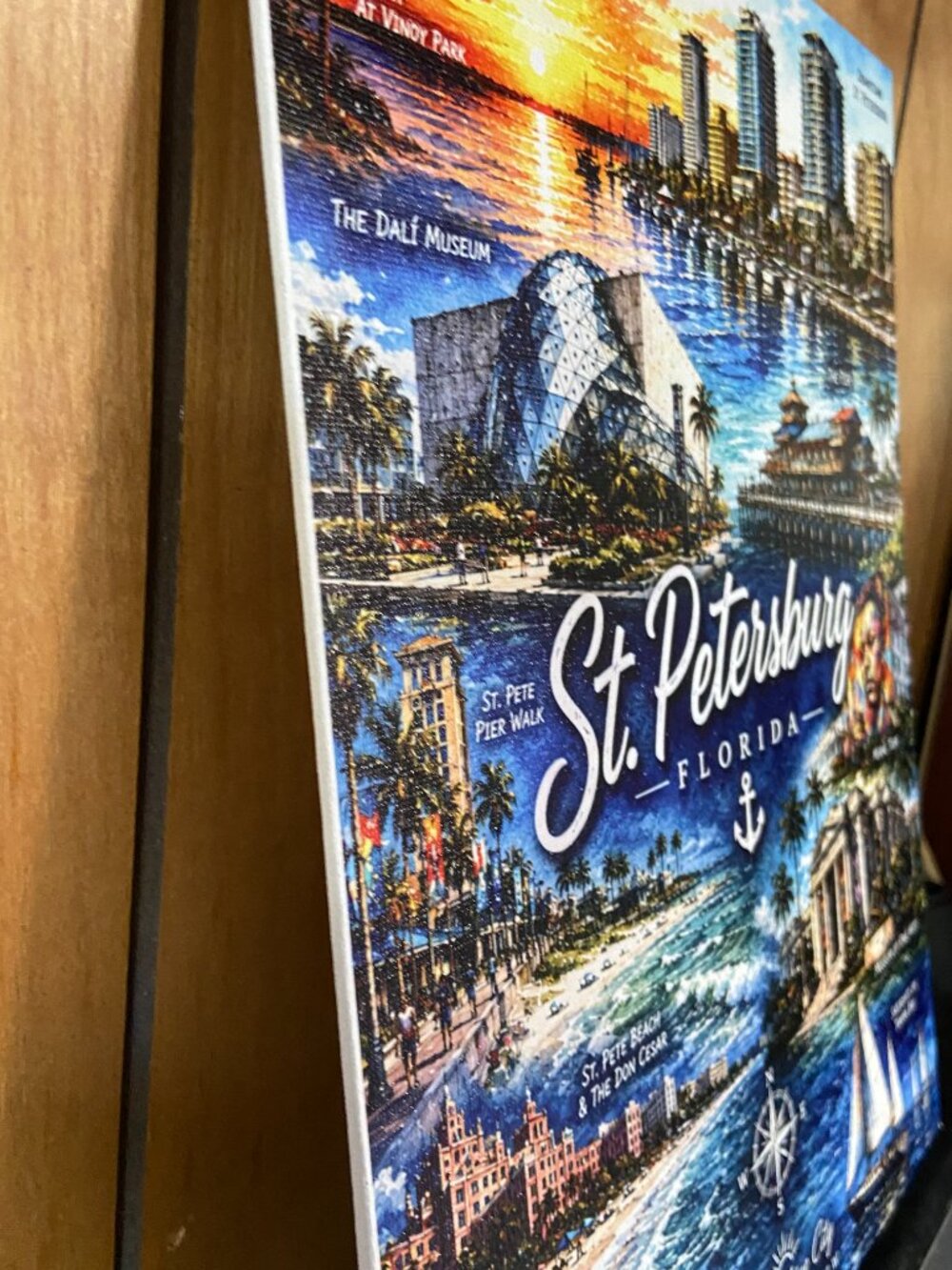 St. Petersburg Florida Canvas Wall Art β The Sunshine City Collection (11x14) - Picture 4 of 4